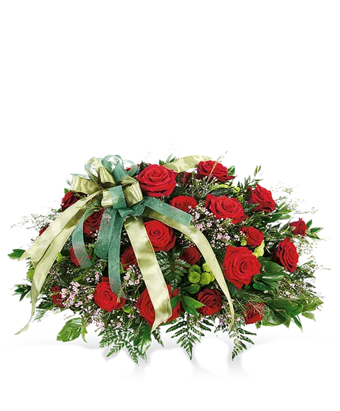 Cuscino di fiori per funerale